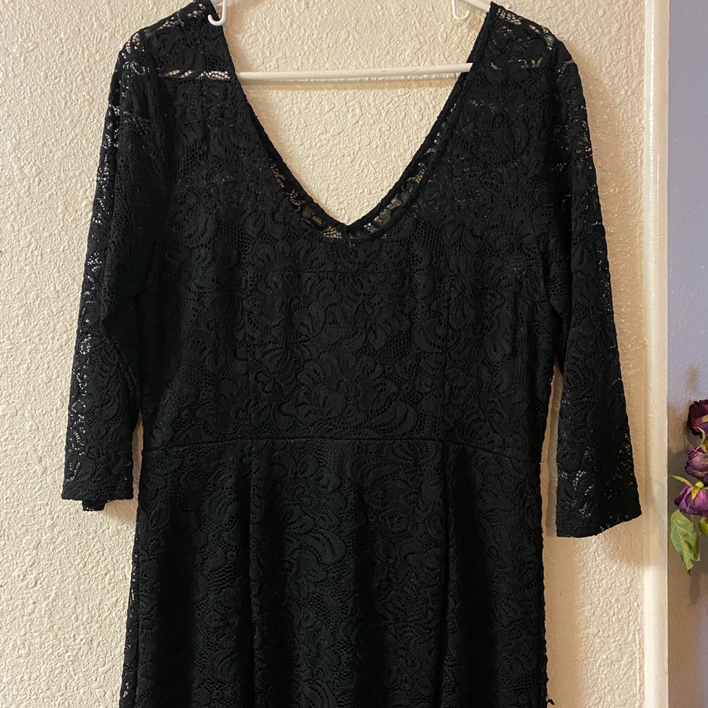 Black dress size large